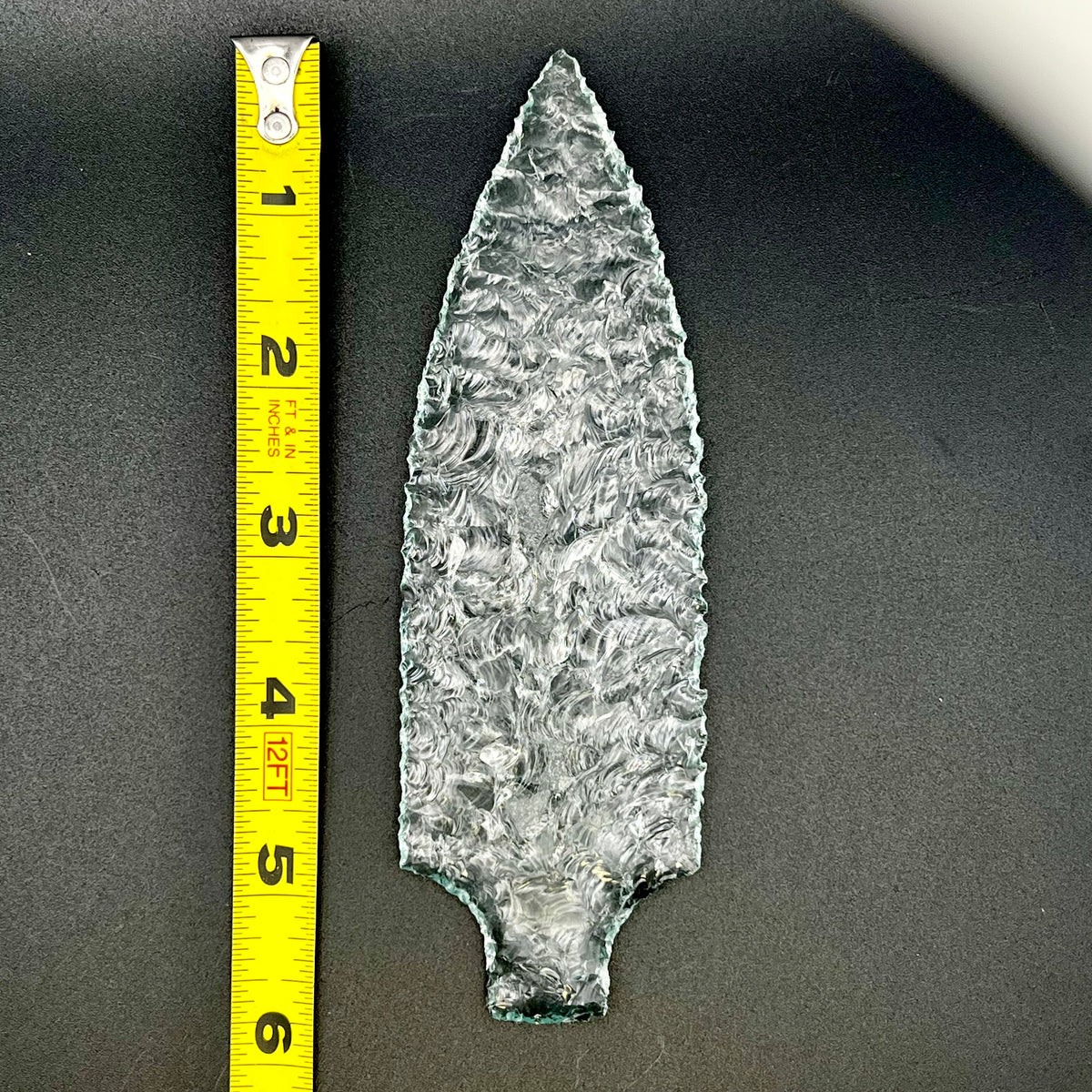 Clear Glass Tile Arrowhead V1