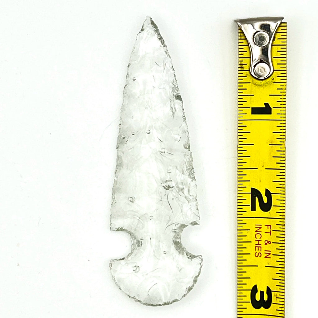Clear Glass Tile Arrowhead V6