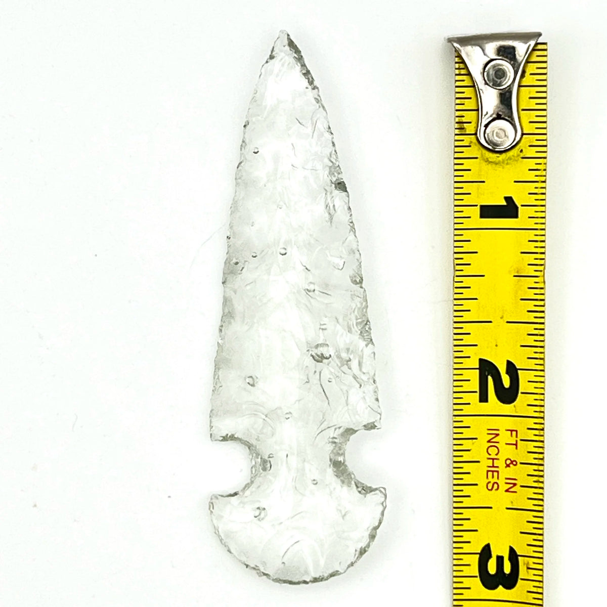 Clear Glass Tile Arrowhead V6