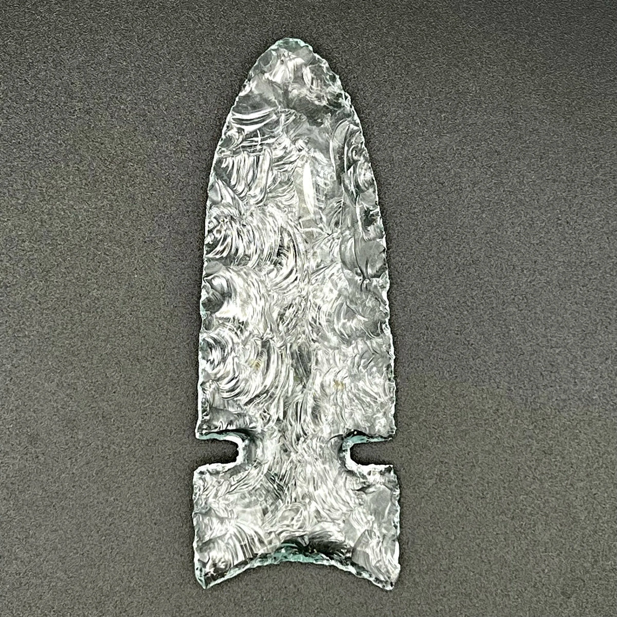 Clear Glass Tile Arrowhead V11