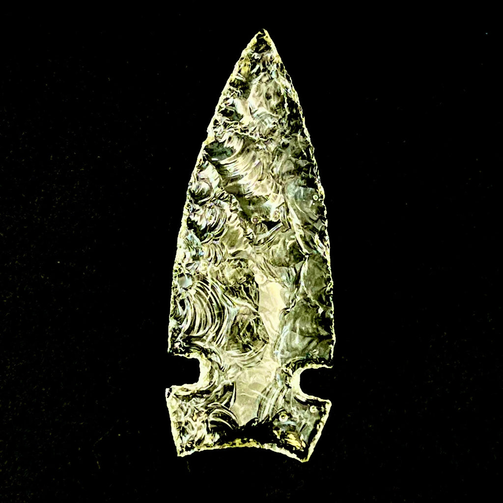 Clear Glass Tile Arrowhead V9