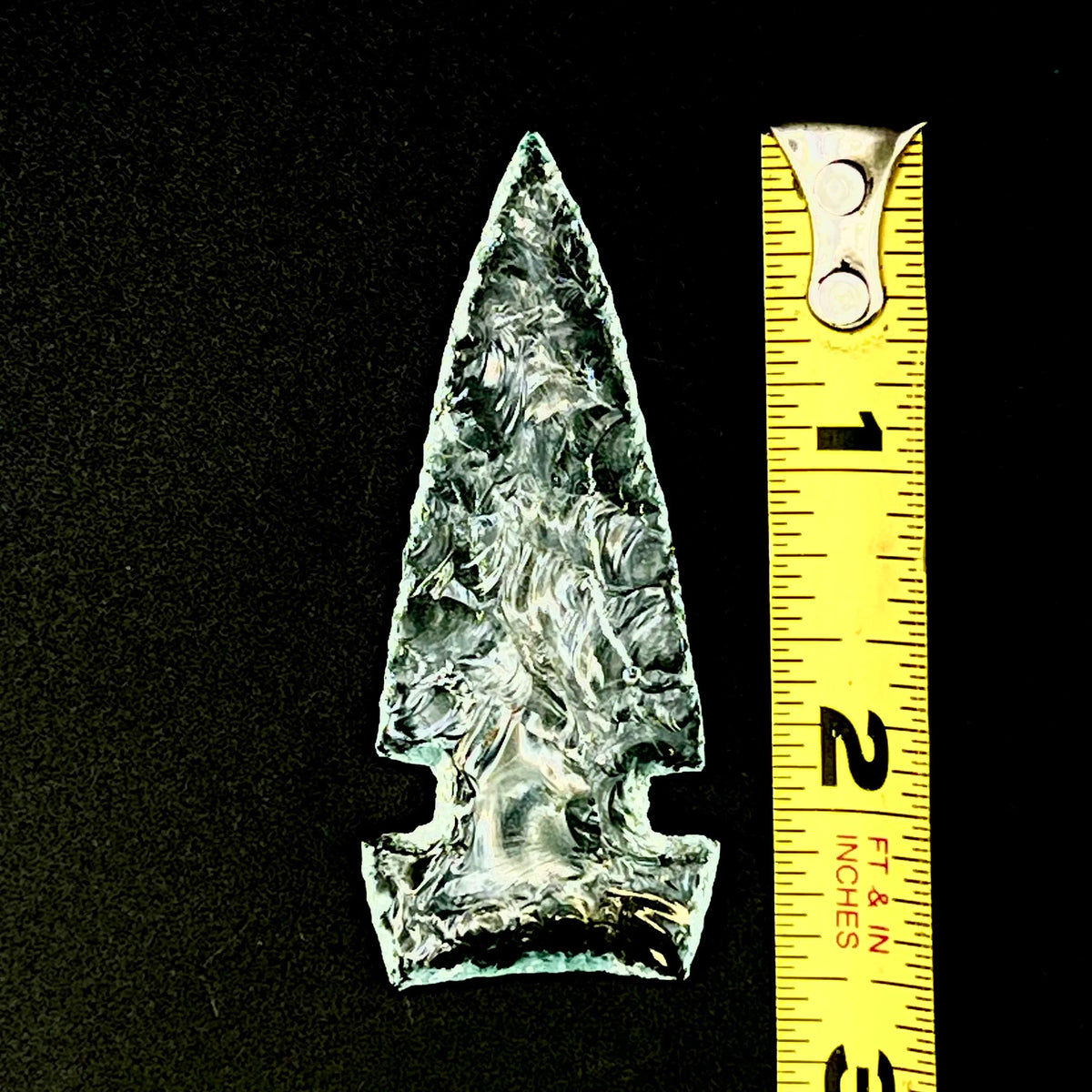 Clear Glass Tile Arrowhead V8
