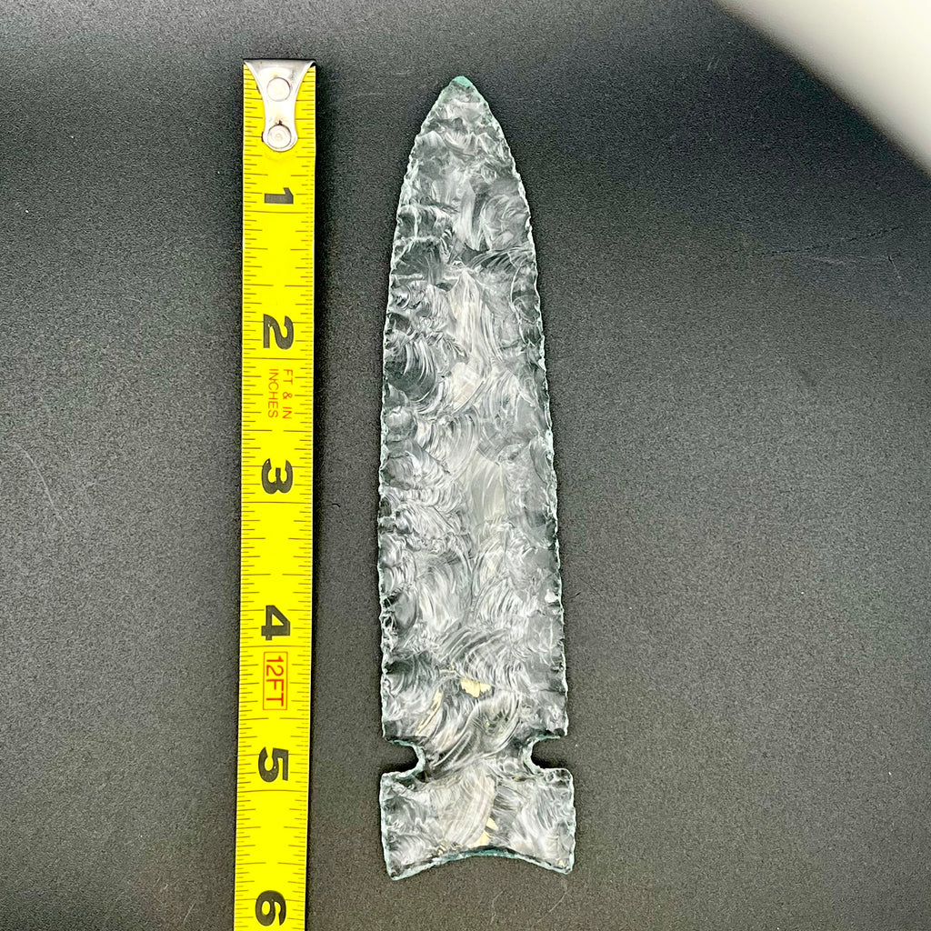 Clear Glass Tile Arrowhead V4