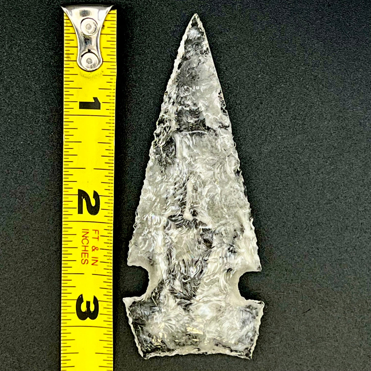 Glow Powder Glass Arrowhead