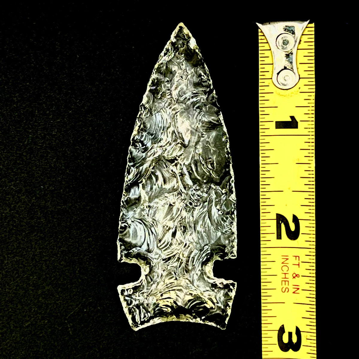 Clear Glass Tile Arrowhead V9