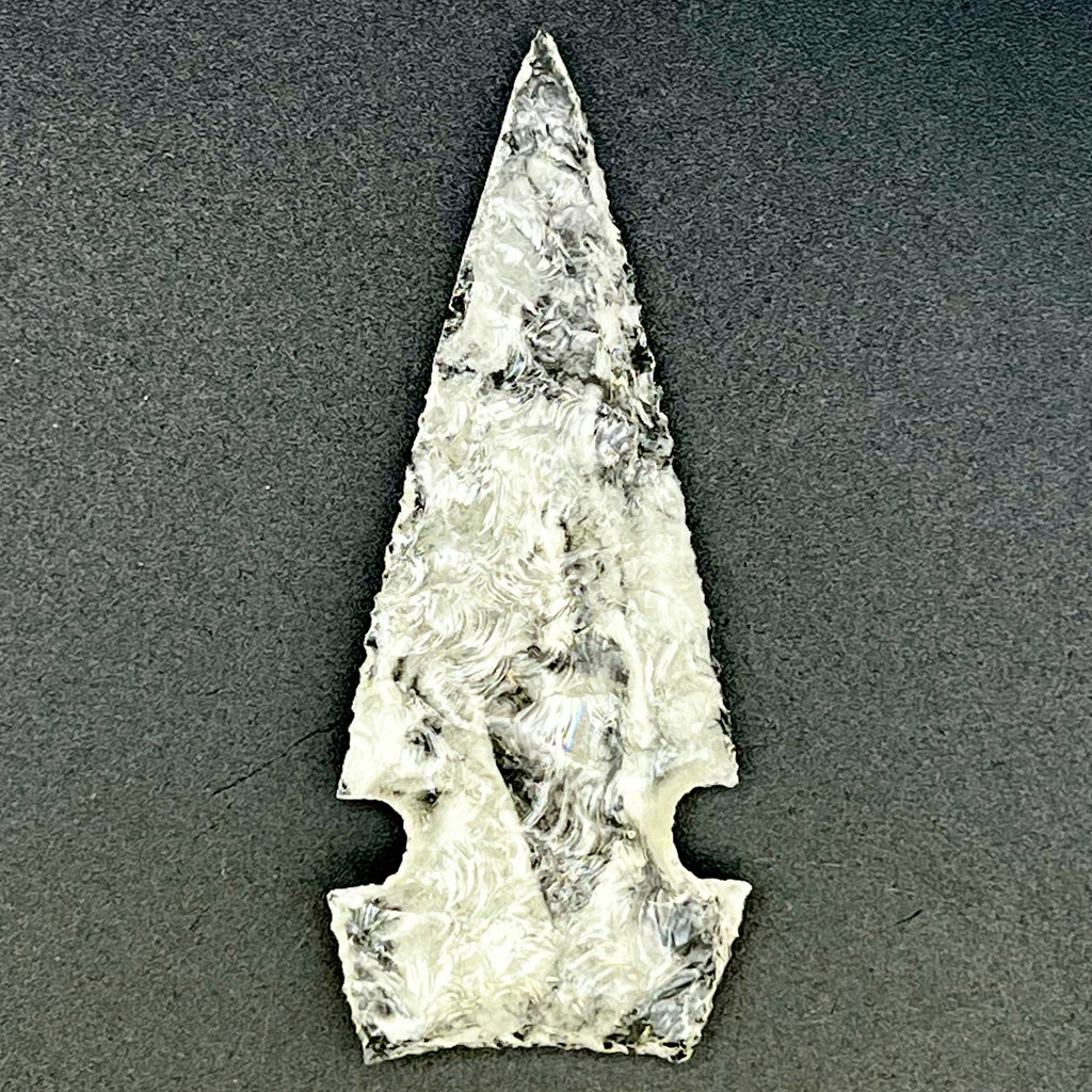 Glow Powder Glass Arrowhead