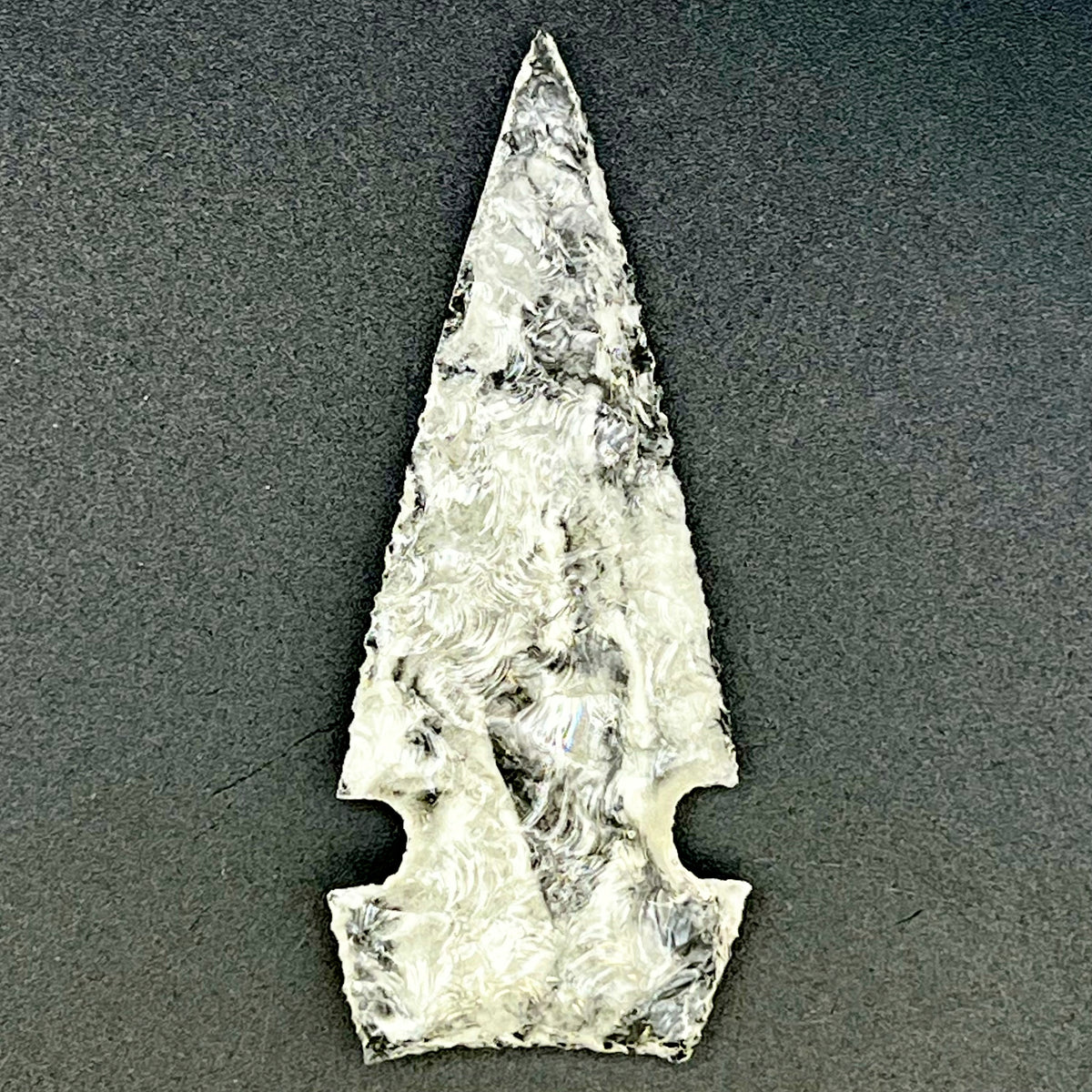 Glow Powder Glass Arrowhead