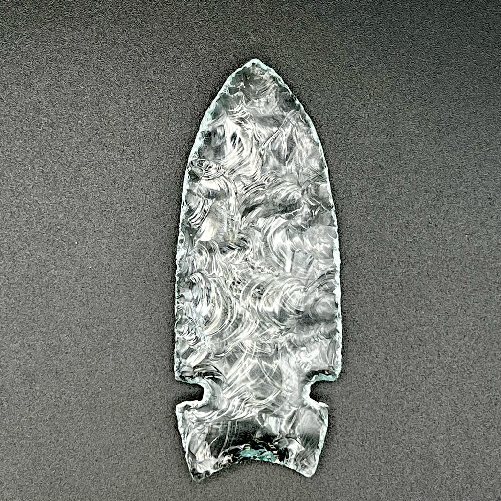 Clear Glass Tile Arrowhead V10