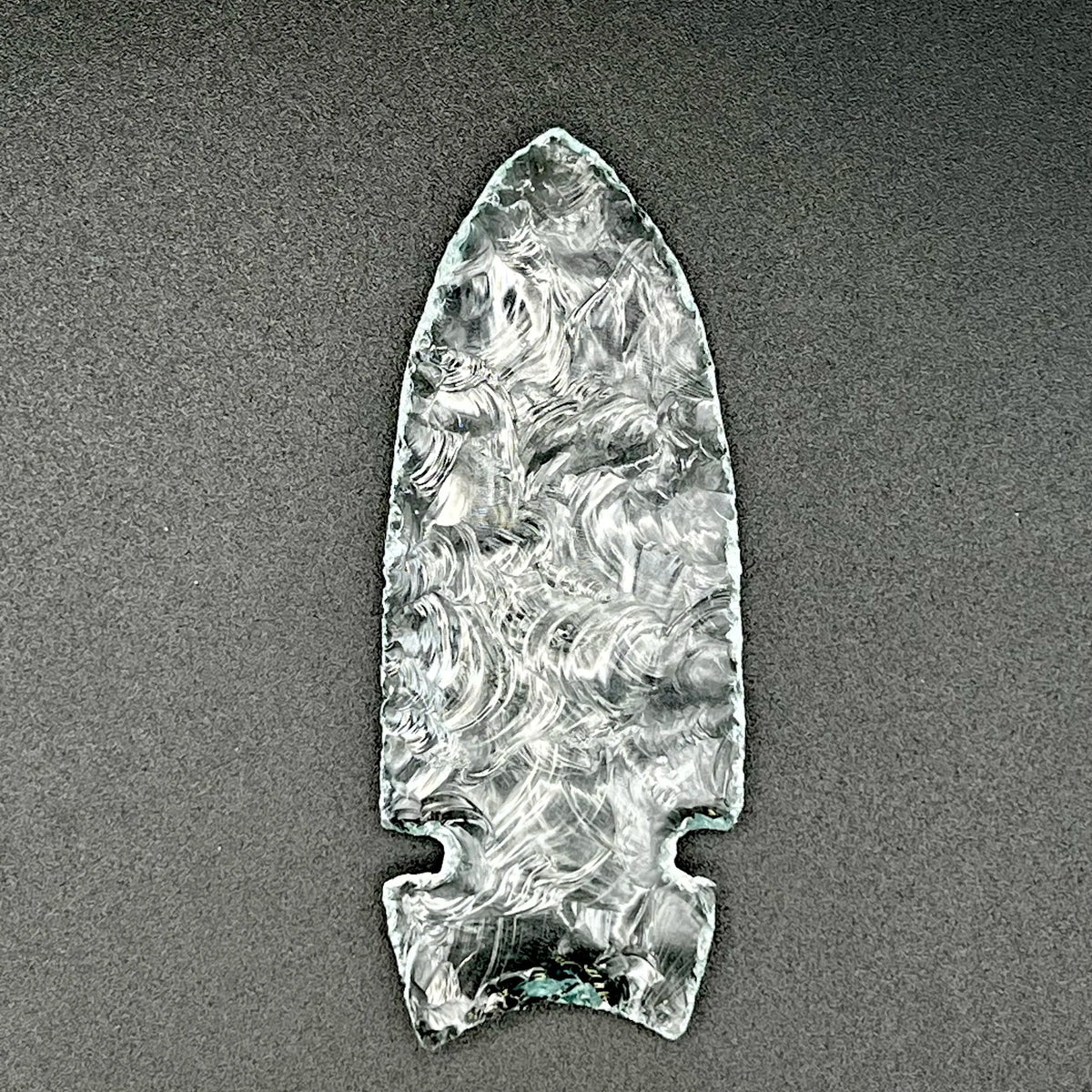 Clear Glass Tile Arrowhead V10