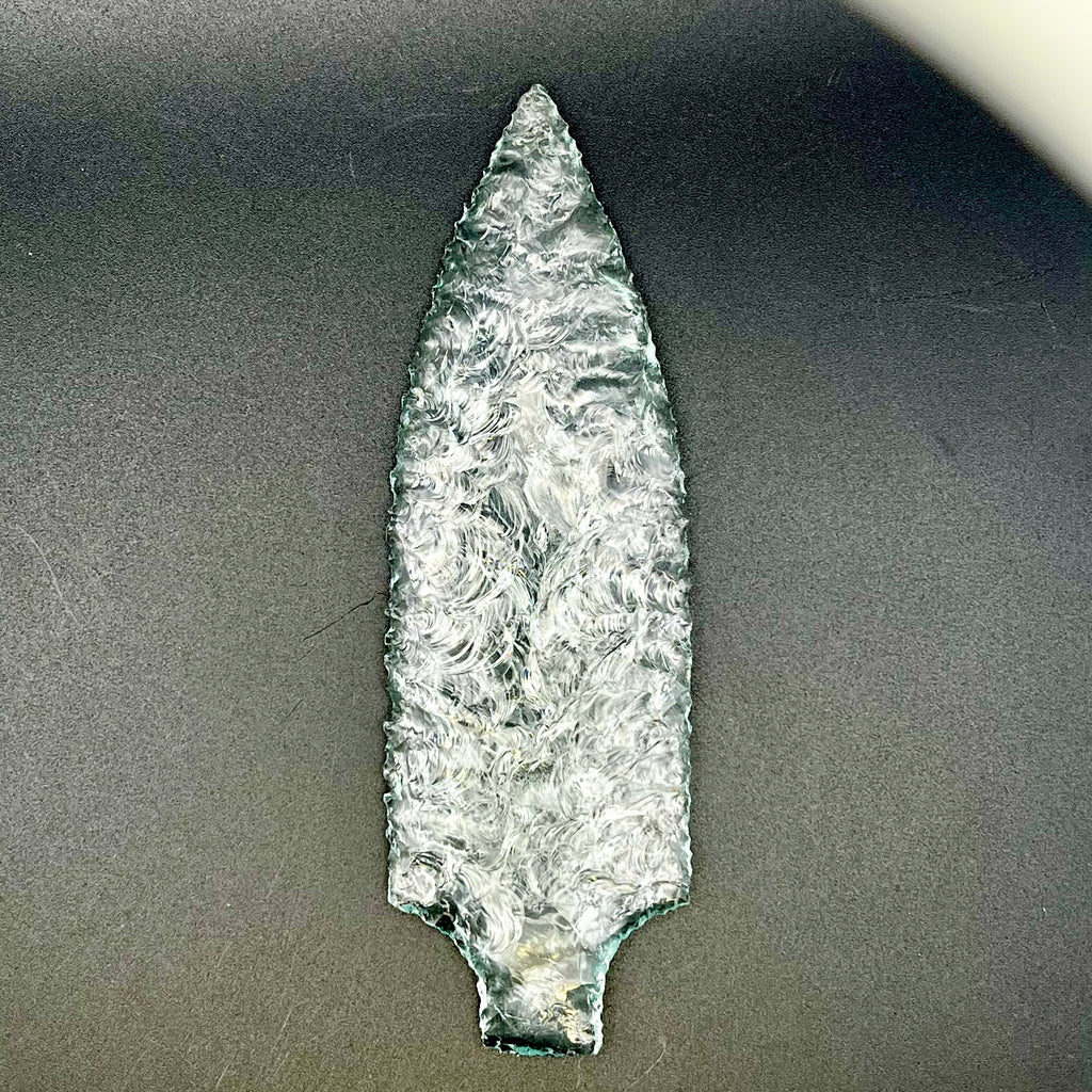 Clear Glass Tile Arrowhead V1