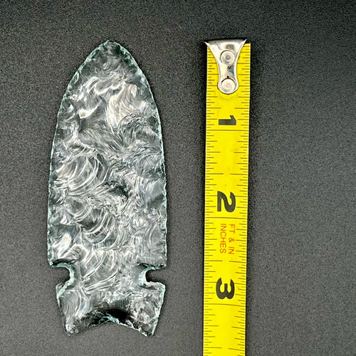 Clear Glass Tile Arrowhead V10